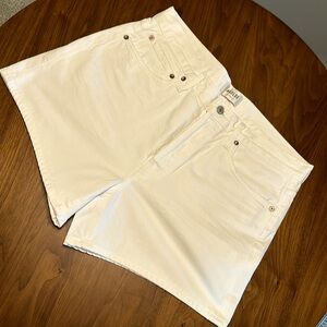 AGOLDE Parker long white denim NWOT SZ 30